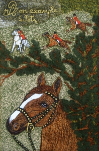 39.  An embroidered  example